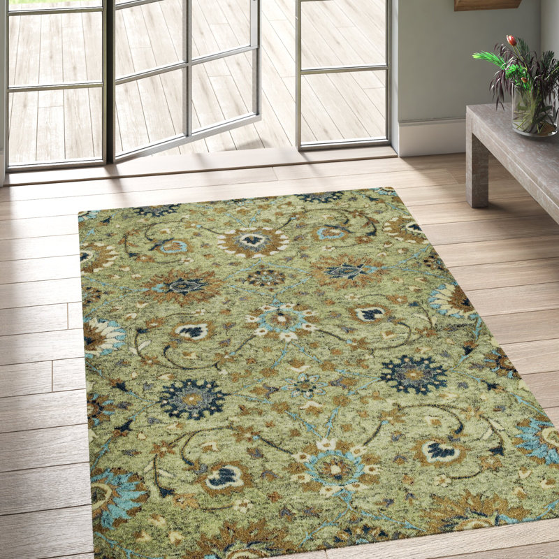 Charlton Home® Aileigh Hand Tufted Wool Sage Area Rug & Reviews Wayfair